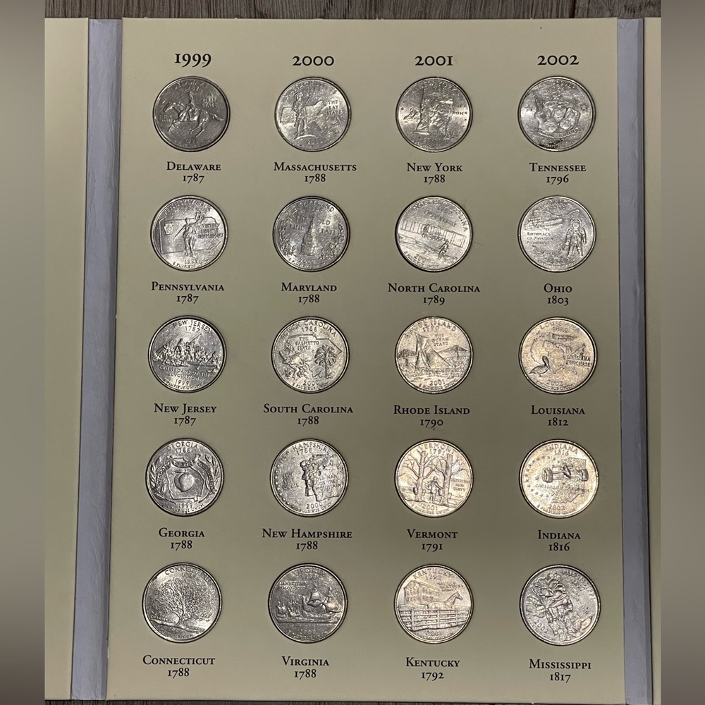 Fifty State Quarters Collection Book - Picture 5 of 7